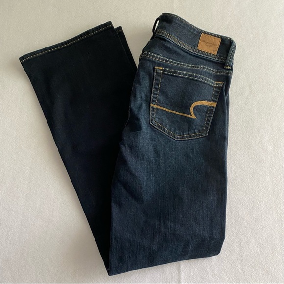 American Eagle Boot Cut Jeans Super Stretch Mid Rise Woman’s Jeans size 8 - Picture 7 of 12